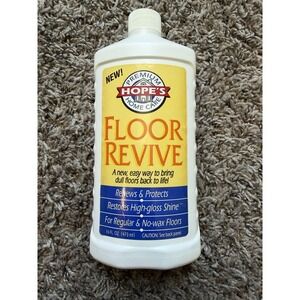 Hope's Floor Revive 16oz Restores Shine No Wax Floor Polish Cleaner